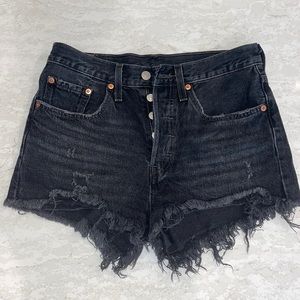 Levi’s 501 Original cutoff denim shorts